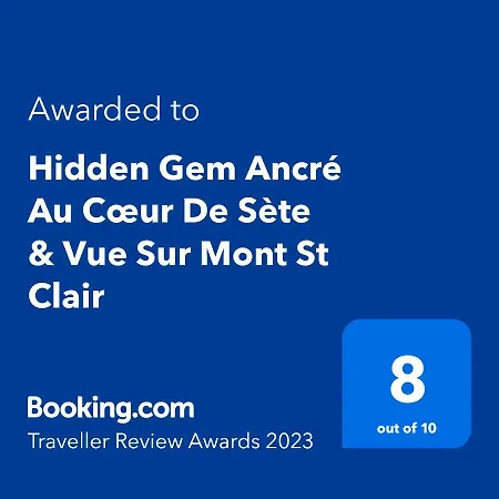 Hidden Gem Au Cœur De Sète&vue Sur Mont St Clair *